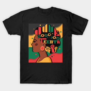 Juneteenth Vibes Only T-Shirt - Juneteenth Vibes Only by 28 hour design